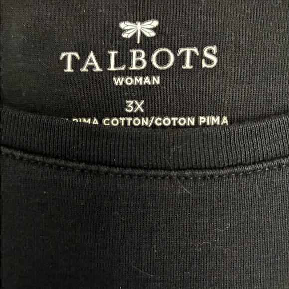 Talbots Black Long Sleeve Men's Tee - Picture 2 of 4